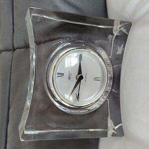 Mikasa Vintage Solitaire Crystal Clock